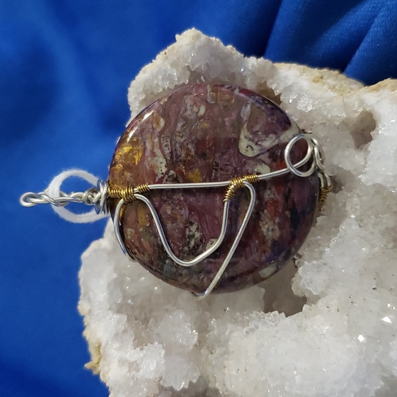 Pietersite Round Pendant - Picture 3 of 7